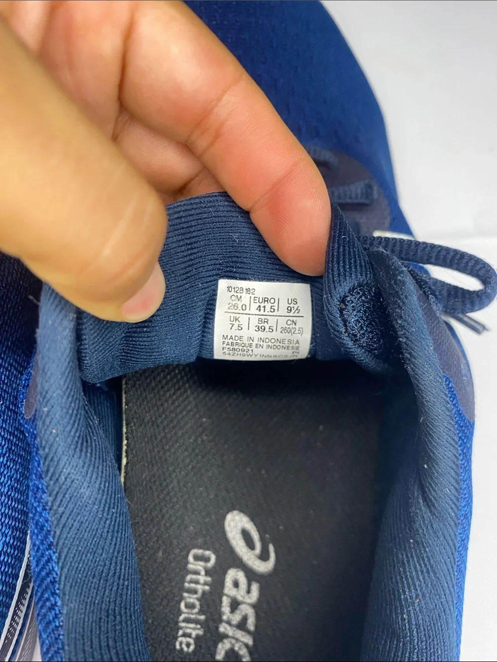 Asics breathable mesh